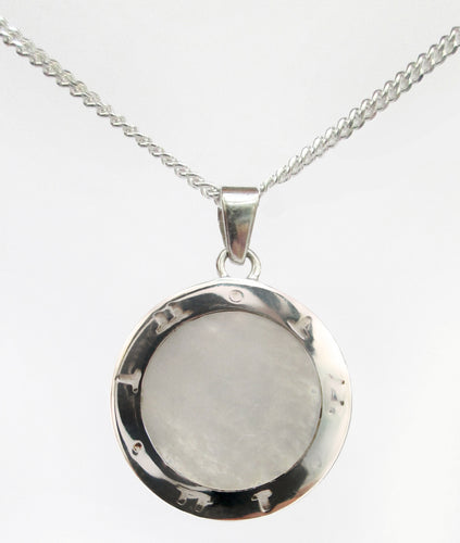 PHI energyDots | Encoded Pendant - Sterling Silver | 20 Inch Chain