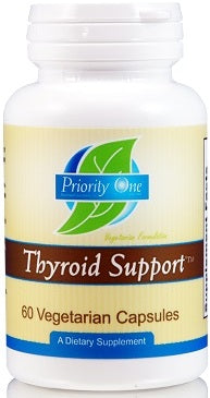 Priority One | Thyroid Support | 60 Vegetarian Capsules