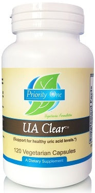 Priority One | UA Clear | 120 Vegetarian Capsules