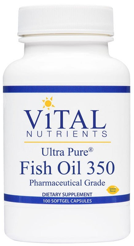 Vital Nutrients | Ultra Pure Fish Oil 350 | 100 Soft Gels