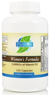 Priority One | Women's Formula With Iron | 240 Capsules